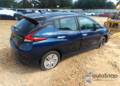 2018 Nissan Leaf S z USA, uszkodzony, nr VIN 1N4AZ1CP9JC301882